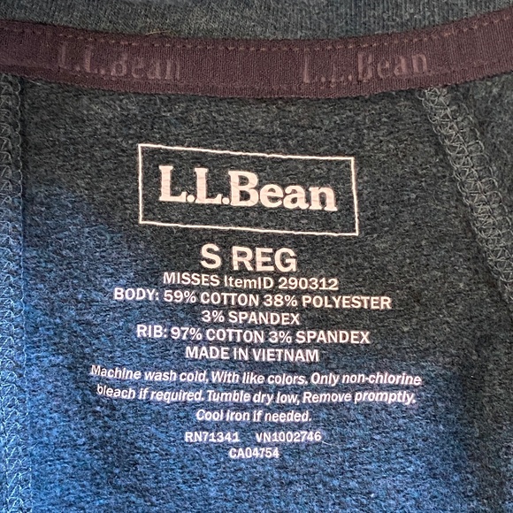 L.L. Bean I Cozy Pullover I Spruce Heather - Picture 3 of 16
